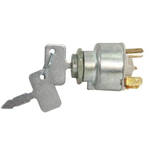 Miniatura 2 de Stevens Lake Parts E8NN11N572AB Interruptor de encendido con llaves para retroexcavadoras Ford
