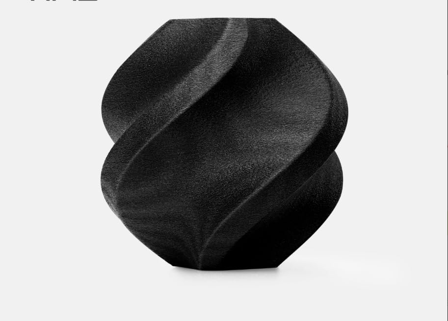 Bambu Lab PA6-GF Filamento 3D Nylon 6 Rinforzato Fibra di Vetro, 1.75 mm, 1 kg, Filamento con Bobina, Nero