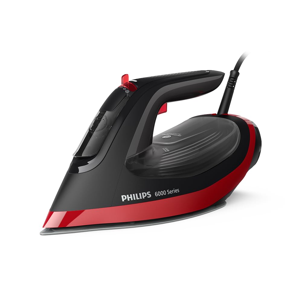 Philips Steam Iron 6000 Series, 220g Boost, No Burn, Drip Stop — image 1