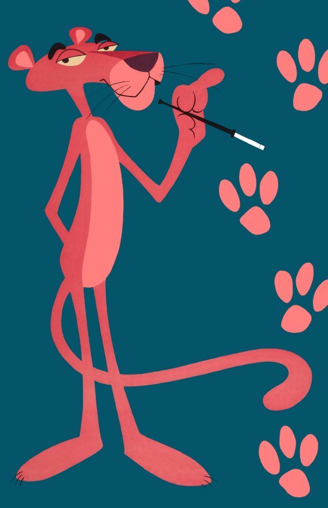 pink panther cigarette holder Pink Panther Poster 61cm x 91cm 61cm x 91.5cm #01 : Amazon.com.be: Home &  Kitchen