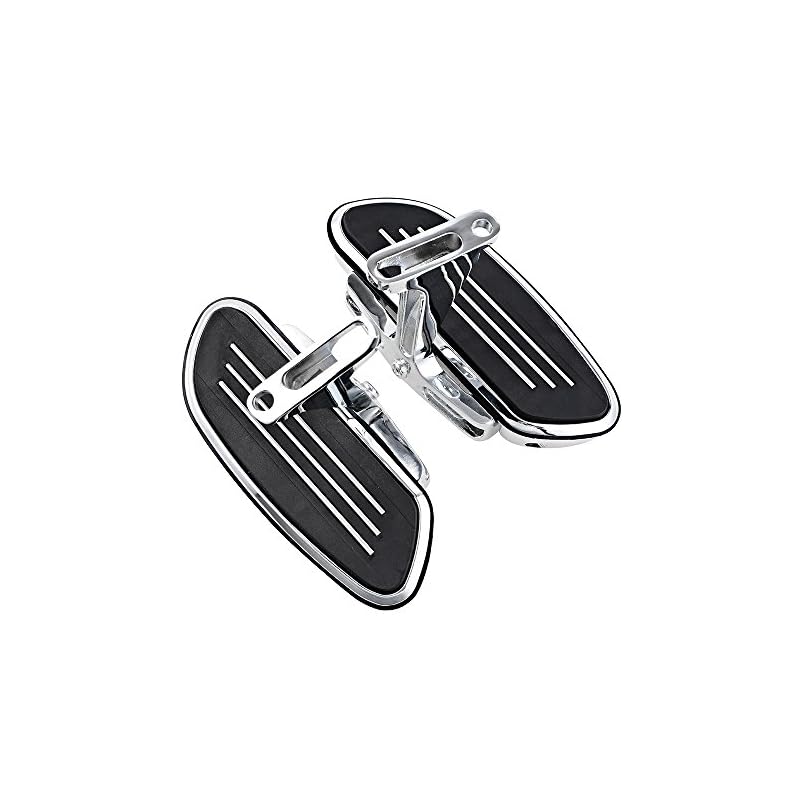 Astra-Depot-Chrome-Streamline-Passenger-Floor-Board-Fold-Up-Adjustable-Compatible-For-Harley-Touring-Road-Street-Glide-1993-2022 51se+pyfepl. sl500 . ss800