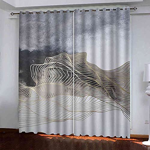 Rideaux isolant et phonique contre le froid et le bruit salon 200x214