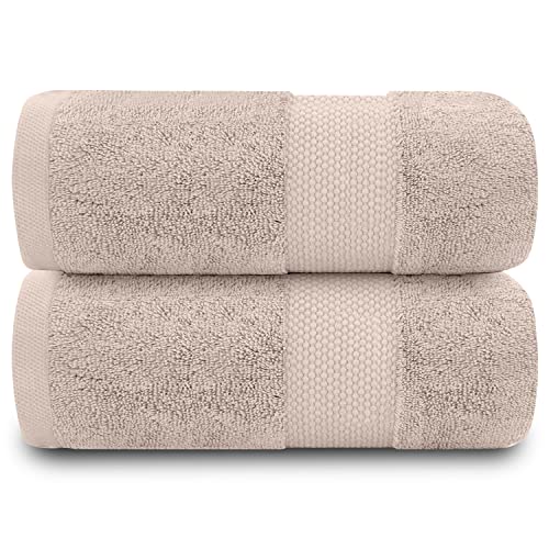 GC GAVENO CAVAILIA Lot de 2 draps de Bain Extra Larges en Coton égyptien 700 g/m² de qualité...