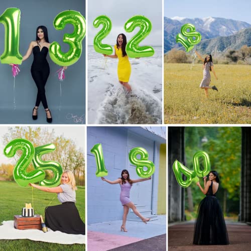 Green Number 0 Balloon 40 Inch & Mini Dinosaur Balloon For Kids Birthday Party Decorations, Number 10 Balloons Dinosaur Birthday Party Supplies, Jungle Safari Wild World Themed Party Decor #TOP4