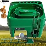 Modalità a doppia sfera multifunzione: questo dispenser automatico dispone di una funzione a doppia modalità adatta sia per ferri che per legni. Cambia facilmente le modalità per garantire una consegna precisa di ogni pallina da golf nella posizione del tee, migliorando la precisione di tiro durante la pratica.