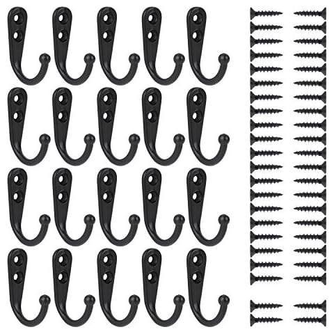 Ganchos de Pared 20 Piezas (Negro) Cover