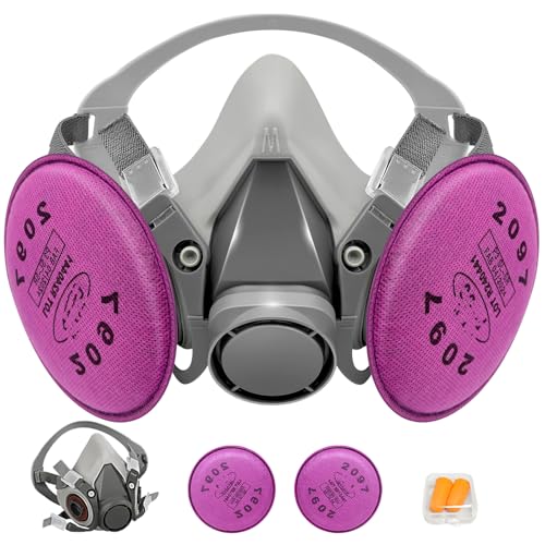 Dagakto Respirator Mask Filters, Reusable Half Face