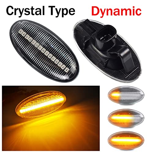 Clignotant dynamique à LED défilant et feu de position latéral Mazda 12V