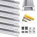 Produktbild Chesbung LED Aluminium Profil 1m, 6Pack Led Streifen Profil in U Form für LED-Strips/Band bis 12 mm inkl, Indirekte Beleuchtung Decke mit Transparente Abdeckung, Endkappen, und Montagematerial