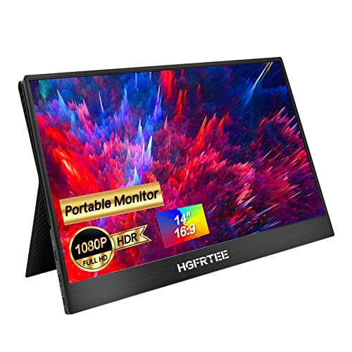 HGFRTEE 14インチ 4K モバイルモニター HGFRTEE 14 インチ 4K ポータブルモニター 3840*2160 100%SRGB