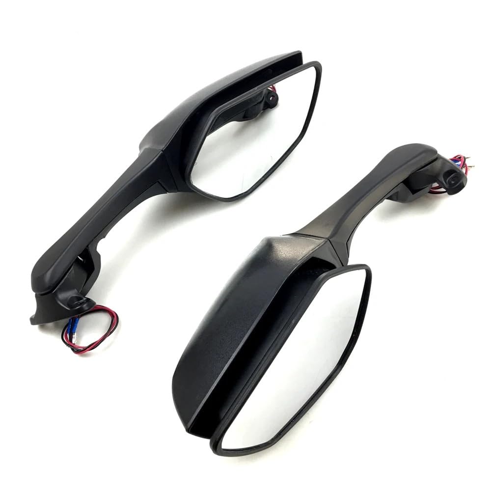 Moto Lusterko końcówkowe kierownicy Motocyklowa k Pasuje Do Kawasaki Ninja ZX10R ZX-10R ZX 10R Lusterko Motocyklowe Włącz Sygnały Świetlne Moto Widok Z Tyłu Lusterka Wsteczne
