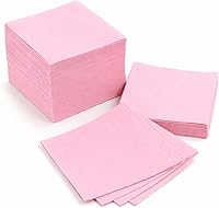 Vista 13 de AH AMERICAN HOMESTEAD Servilletas de cóctel de papel, servilletas desechables similares al lino, 4.75 x 4.75 pulgadas, servilletas cuadradas a