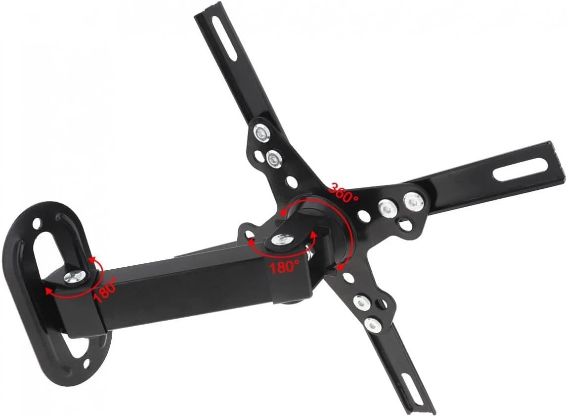 Universal Adjustable tv Wall Mount Bracket Flat Panel Frame Support 30 Degrees with Small Wrench