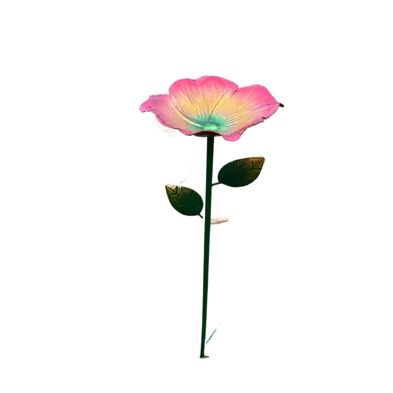 YONMLEDO Metal Flower Stakes 2pcs Flower Stake Feeder Flower Bird Feeder Garden Decor Rustic Easy To Install For Patio(Red)