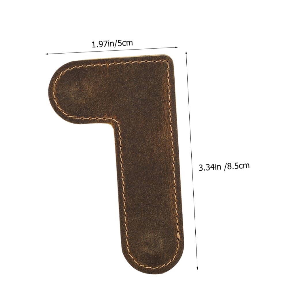NUOBESTY 3 Stück Magnetische Seitenklammern Lesezeichen Lesezeichenmagnet Für Bücher Leder-seitenecken-lesezeichen Buchgewicht-seitenhalter Retro-stil Ecklesezeichen Für Studenten