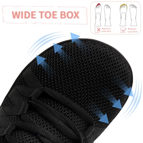 Barefoot Shoes for Women - Minimalist Wide Toe Box Walking Shoes with Zero Drop Sole - Lightweight Thin-Sole for Wide Feet - Trail Runner & Casual Wear3