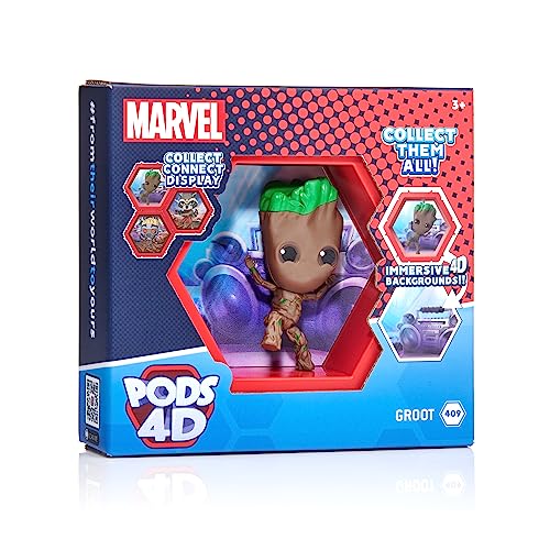 WOW! PODS 4D MARVEL Groot, Multi-color, 10.2 cm (H) x 3.8 cm (L) x 12 cm (W)