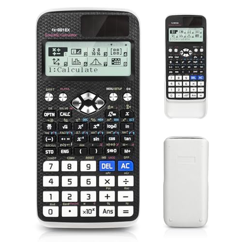 CLIUNT Calculadora científica 991EX, calculadora científica de ingeniería con 552 funciones, calculadora científica con pantalla LCD para estudiantes escolares