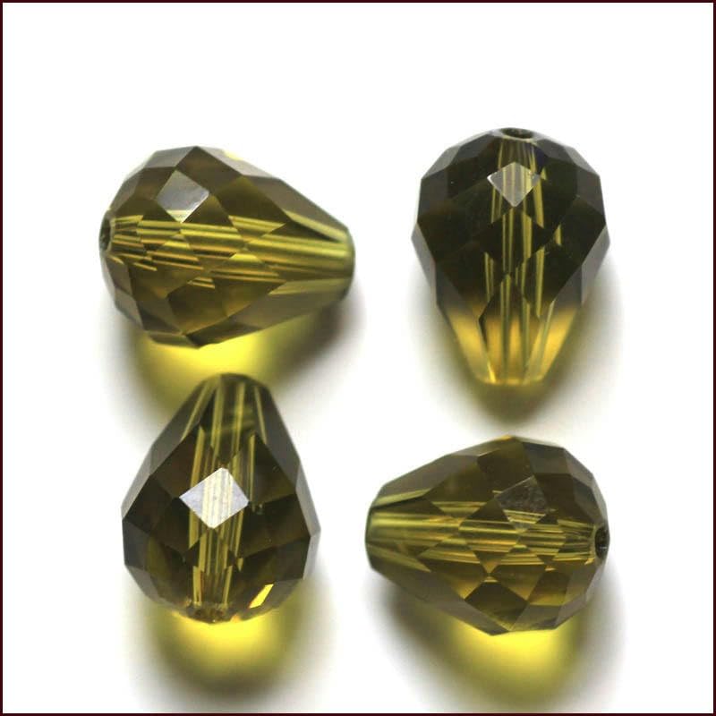 Perles de cristal bicone pour décorations de mariage et ateliers de bijoux DIY créatifs