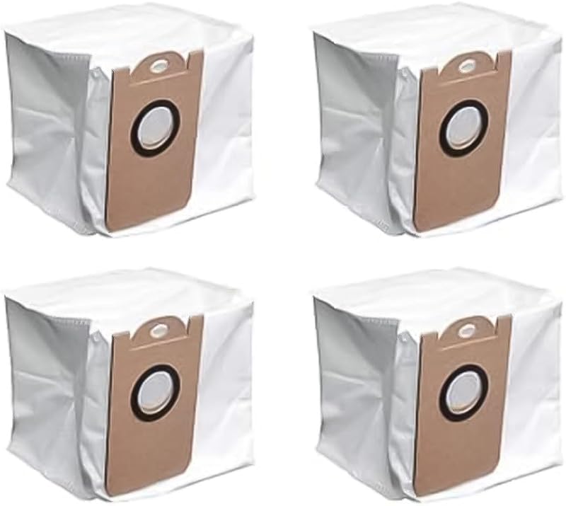 4/10 Pack Replacement Dust Bags For Cleanova W11 Robot Vacuum Self Emptying Bags Accessory Robot Vacuum Bag Accessories(4 Pack)