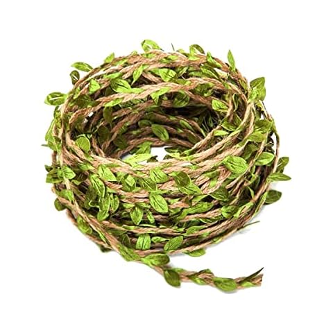 Leaf Vine Twine with Green Leaves for Decoration Cover