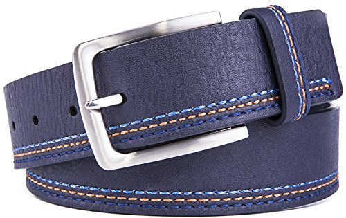 Fabio Valenti Mens Belt, Men's Belt Leather Pin Buckle Colorful Casual Belt2