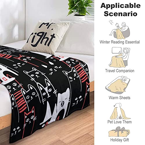 Couverture chat douce 130x150cm une idée cadeau parfaite pour les passionnés - 7