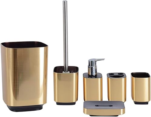 Miniatura 8 de Daniel's Bath & Beyond Set de accesorios de baño rojo Regency