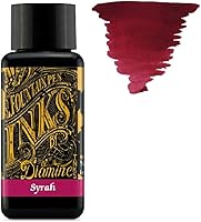 Vista 3 de Diamine - Tinta para pluma estilográfica de 1.0 fl oz - Rueda de color - 6 botellas - Roble otoñal, Syrah, Macassar, Earl Grey, Aurora Borealis