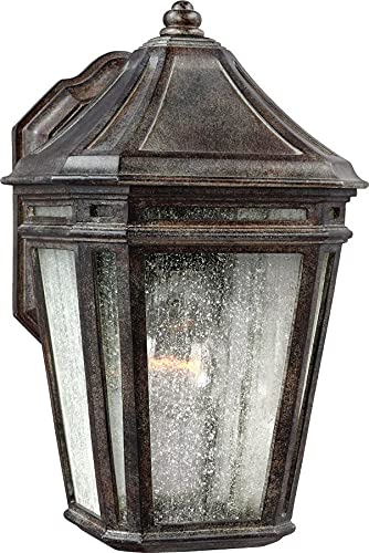 Feiss OL11300WCT Londontowne Marine Grade Outdoor Patio Lighting Wall Lantern, Bronze, 1-Light (7W x 11H) 75watts