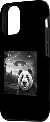 Miniatura 2 de iPhone 13 Pro Alien UFO Selfie Panda Spaceship Weirdcore Funny Panda Case