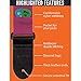 Protec Guitar Strap With Pick Pocket & Leather Ends Abdominal Support (POLYSTGR)
