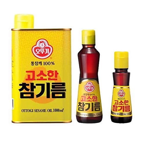 韓国消費者ランキング1位のゴマ油 その一滴がうま味の秘訣 香ばしさがたまらないオットゥギごま油100% 1kg