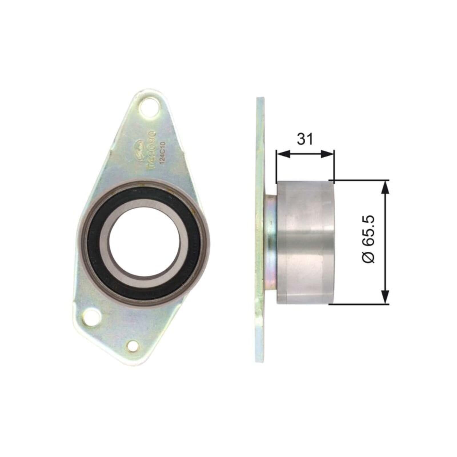 GATES Kit de correa de distribución K025486XS Número de dientes: 153 26mm 1457mm Compatible con VOLVO V40 Familiar 645, RENAULT MEGANE I Grandtour KA0/1 Scénic I Monovolumen JA0/1, FA0 MEGANE I BA0/1