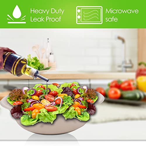 Toptoper 25Oz 50Pack Large Paper Bowls, Disposable Bowls Bulk Leakproof And Microwave Safe For Hot Or Cold Use (25 Oz) #TOP3