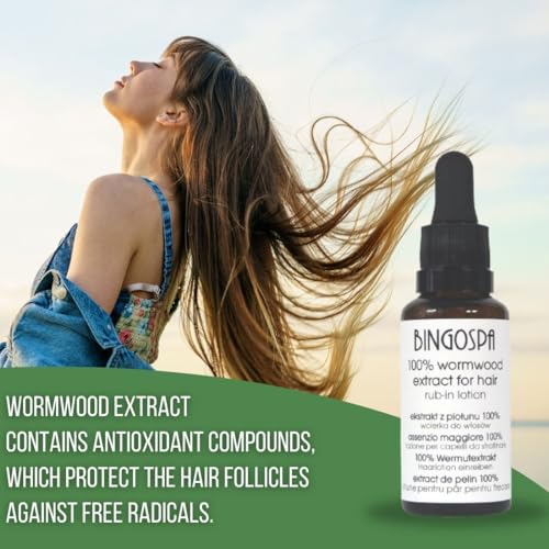 Für Haarwachstum und Kondition Wermutextrakt 100% Haarlotion einreiben 30ml BINGOSPA