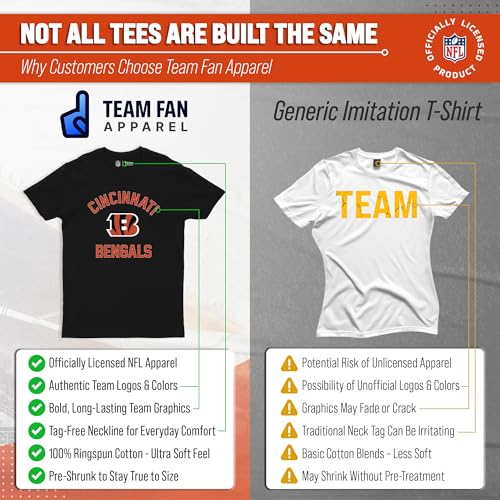 Image of NFL Gameday Cotton Blend T-Shirt for Men and Women - Licensed