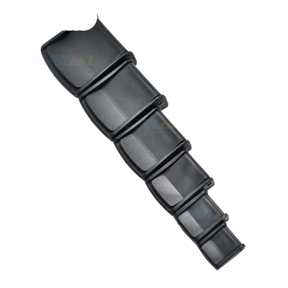 Nockenschnallen, schwarz, Knebelverschluss, Rucksackgurte, Gurtband, 50 mm, 50 Stück