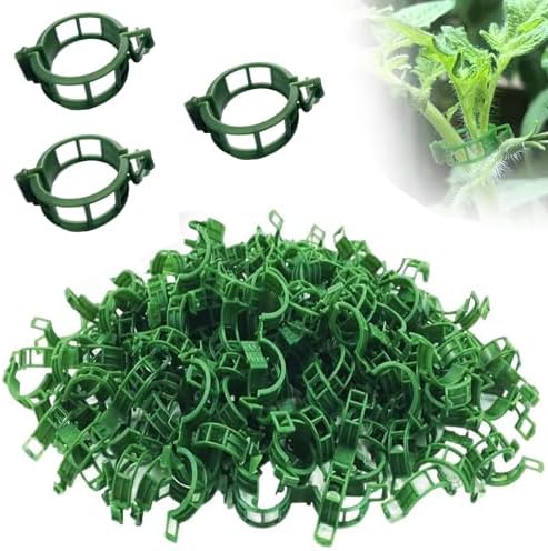 60 Stück Pflanzenbiege-Clips | 90 Grad Winkel | Für Kletterpflanzen & Gartenarbeit
