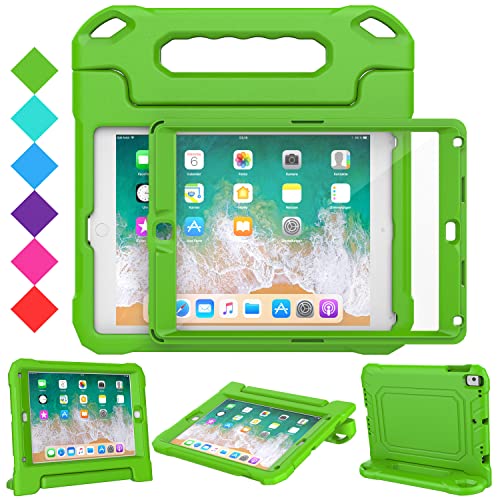 SUPLIK Kids Case for iPad 5th/6th Generation (9.7 inch, 2017/2018), iPad Air 1 & Air 2 & Pro 9.7 Case with Screen Protector, Durable Shockproof Kids C