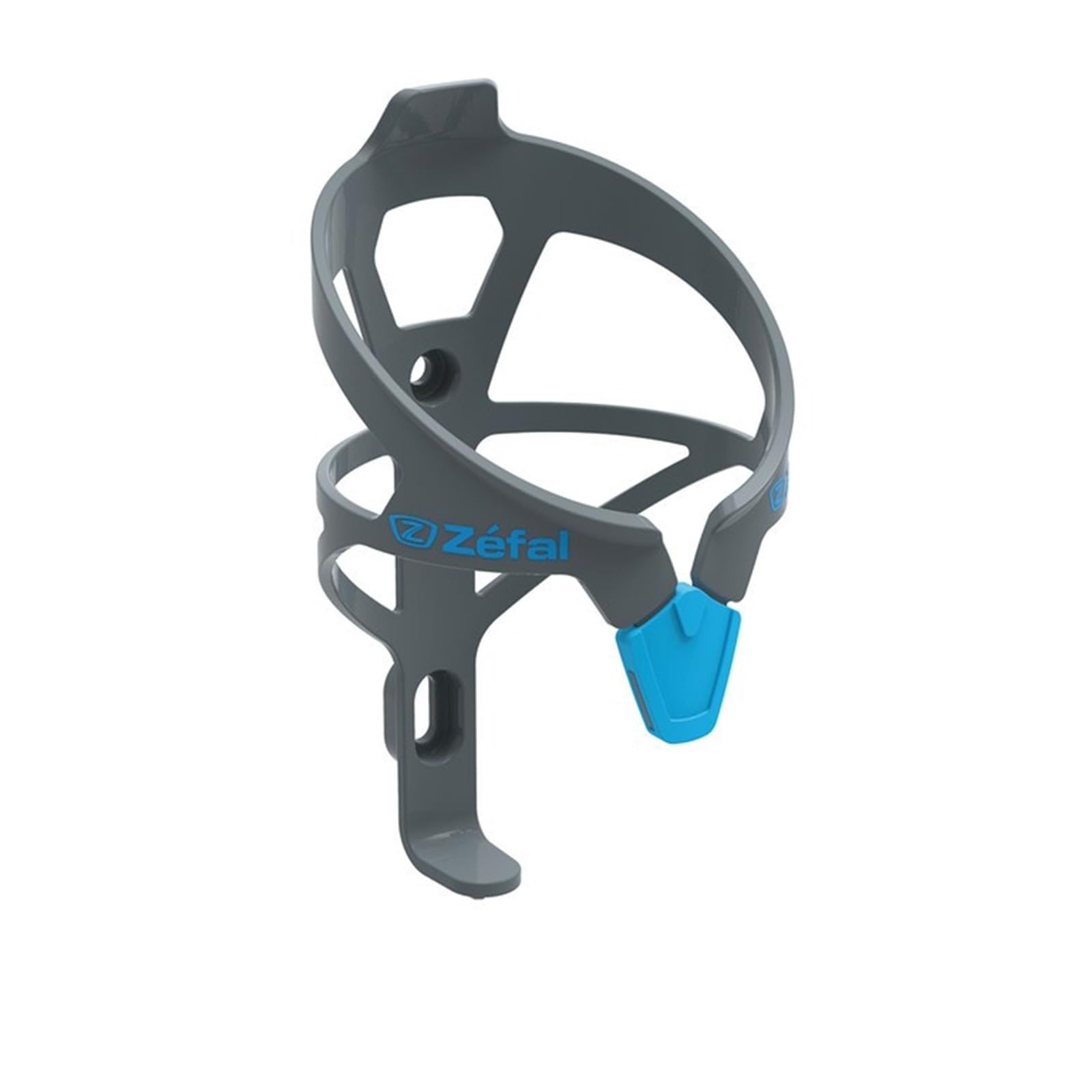 ZEFAL Pulse A2 - Porte-bidon vélo très léger - 26g Mixte Adulte, Gris/bleu, Taille unique