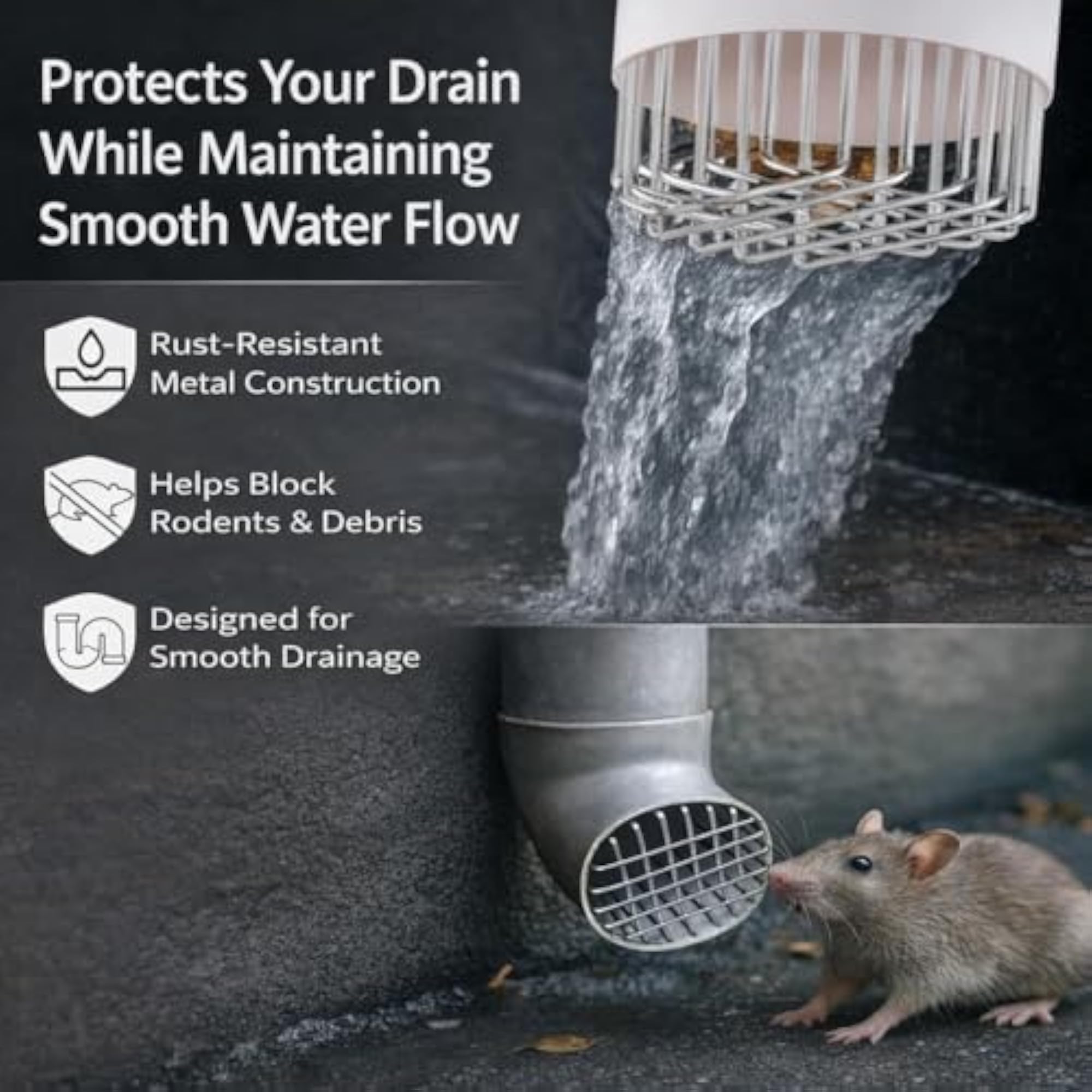 Universal Rust Resistant Drain Cover Mesh