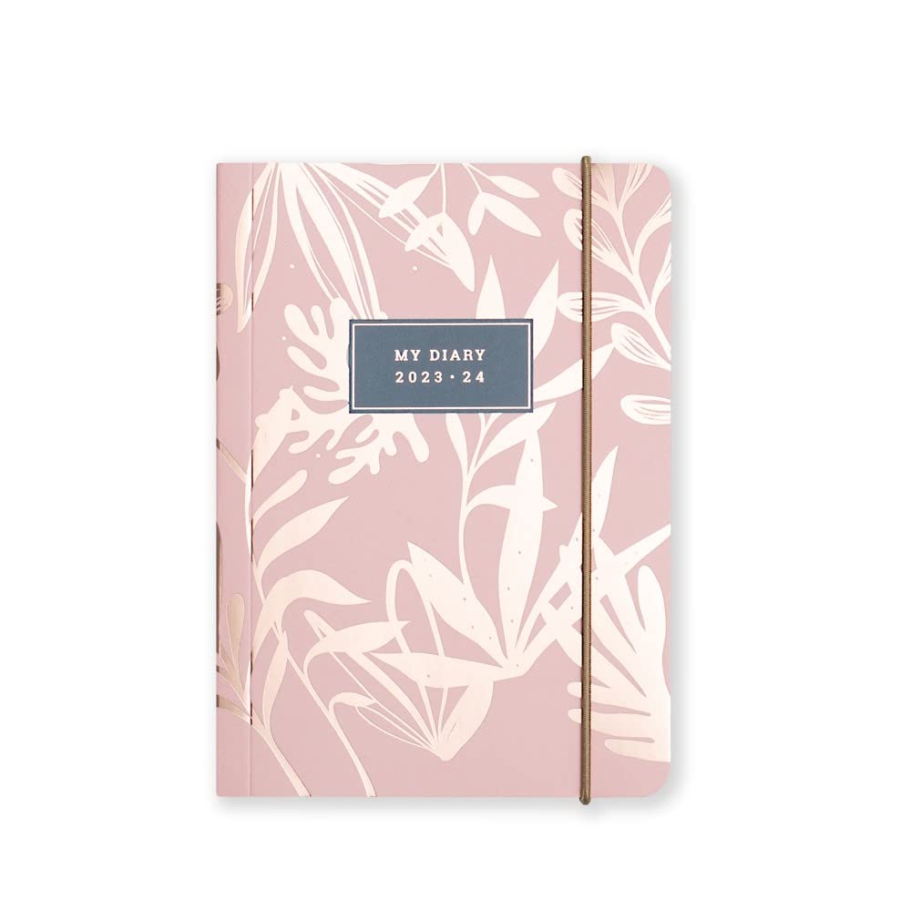Matilda Myres2023-2024 Academic Diary - A6 Daily Mid Year Diary - July '23 to July '24 (Pink 23/24)