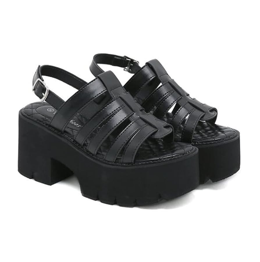 Amazon.com | TNXZ Platform Sandals for Women Chunky Y2K