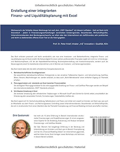 Erstellung einer integrierten Finanz- und Liquiditätsplanung mit Excel: Ein praxisorientierter Leitfaden mit Schritt-für-Schritt Anleitung