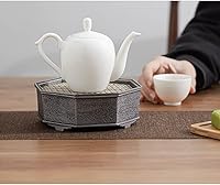 Vista 5 de Tetera White Porcelain Teapot with Ball Hole Filter Ceramic Tea Pot Suet Jade Porcelain Single Pot for Blooming & Loose Leaf,240ml8.1oz Tea Maker