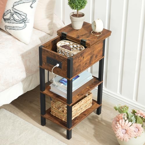 Hoobro BF141UBZ01 End Table With Charging Station thumb #1