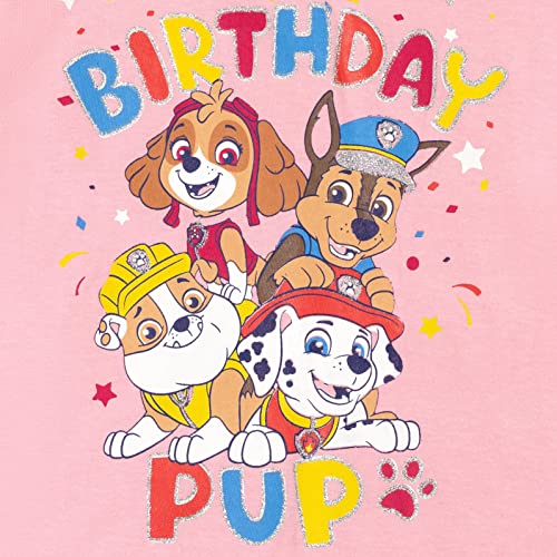 Image of Paw Patrol Girls' Glitter T-Shirt Toddler to Big Kid