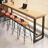 bar height console table Preoccupato per il montaggio? Questo tavolo da cucina sottile presenta istruzioni di montaggio chiare e hardware necessario per un'installazione senza problemi. Progettato per il montaggio di due persone, è necessario un cacciavite. Perfetto per la tua cucina, questo tavolo a isola combina funzionalità e stile. Sentiti libero di contattare con qualsiasi domanda!