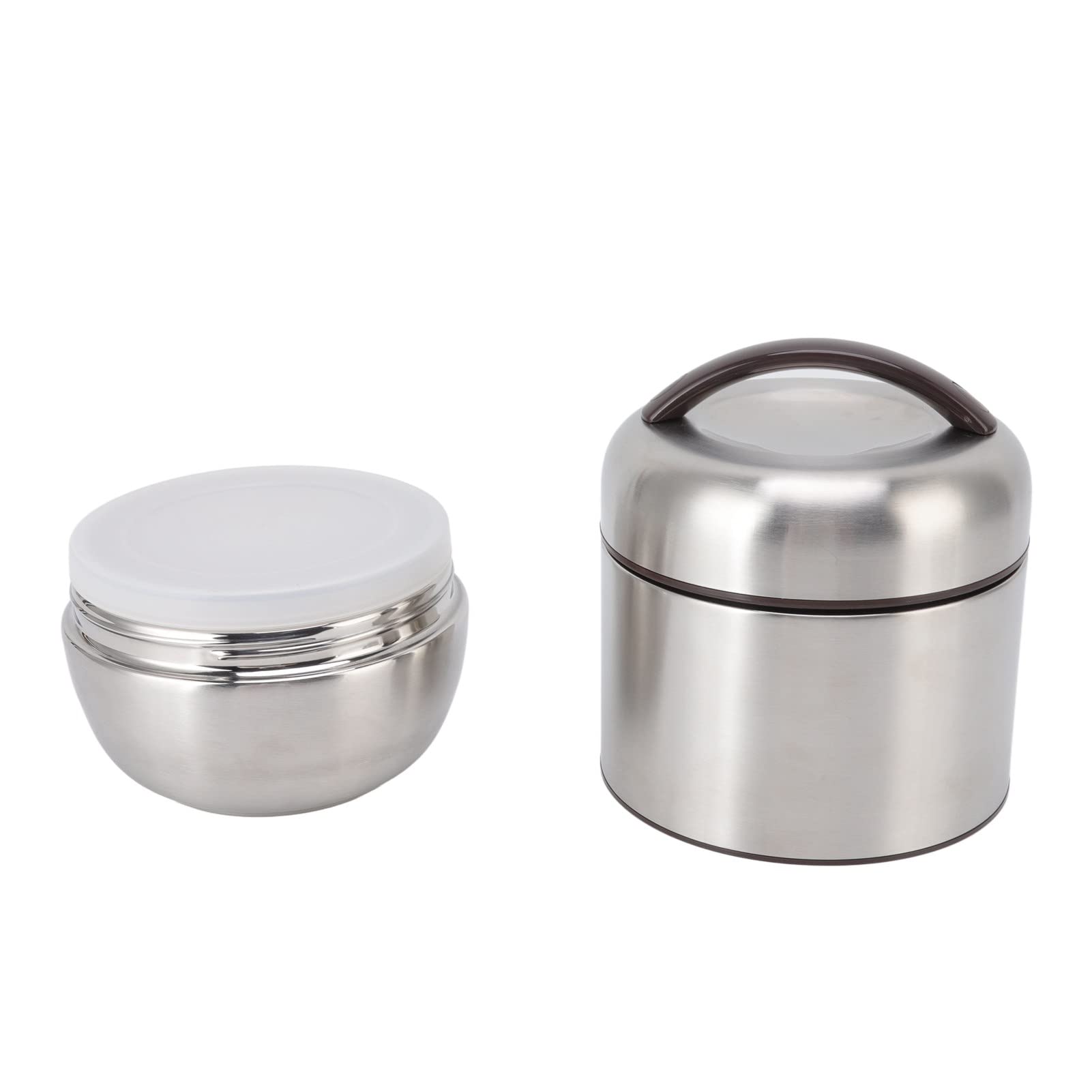 SePkus 4-lagige Bento-Lunchbox aus Edelstahl, stapelbarer Lebensmittelbehälter, 1,5 l Fassungsvermögen, abnehmbare Kombination, tragbare Lunchbox für Schule, Büro, Picknick, Reisen, Outdoor
